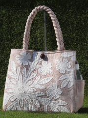 ハワイアンキルトバッグ　ハイビスカス　