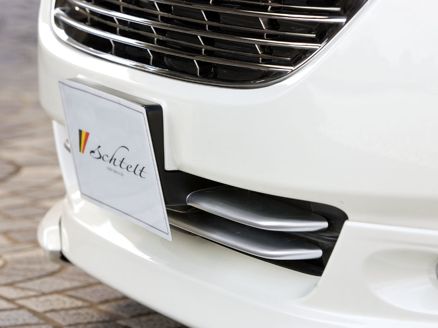 ホンダ ステップワゴンdi Vision ナンバーフレームエクステンション ツートン塗装済み