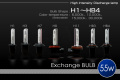 H.I.D System 補修パーツ55w H1/H3/H7/H11/HB3/HB4バーナー（左右セット）