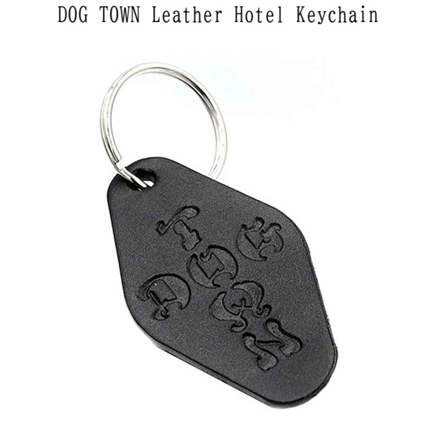 DOG TOWN ドッグタウン DT Leather Hotel Key Chain