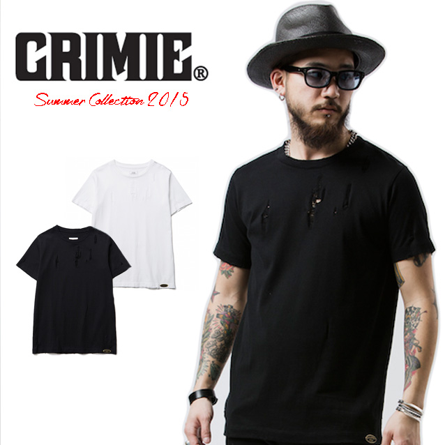 セール50%オフ CRIMIE クライミー HARD DAMAGE CREW TEE Tシャツ