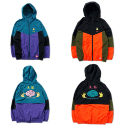 洗脳ナイロンパーカ PUNKDRUNKERS 今週限定価格 PUNK DRUNKERS パンクドランカーズ 洗脳ナイロンパーカ