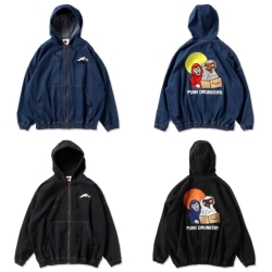 PUNK DRUNKERS パンクドランカーズ ETCデニムパーカ