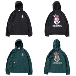 PUNK DRUNKERS パンクドランカーズ 目ぐるぐるアノラックパーカ