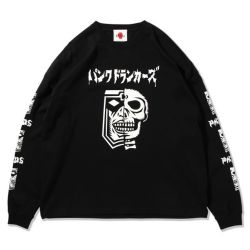 PUNK DRUNKERS パンクドランカーズ 驚愕髑髏BIGロンTEE