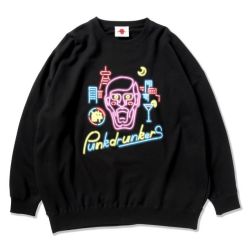 PUNK DRUNKERS パンクドランカーズ ネオンアイツBIGトレーナー