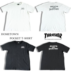セール20%オフ　THRASHER　スラッシャー　SKATE AND DESTROY POCKET T-SHIRT