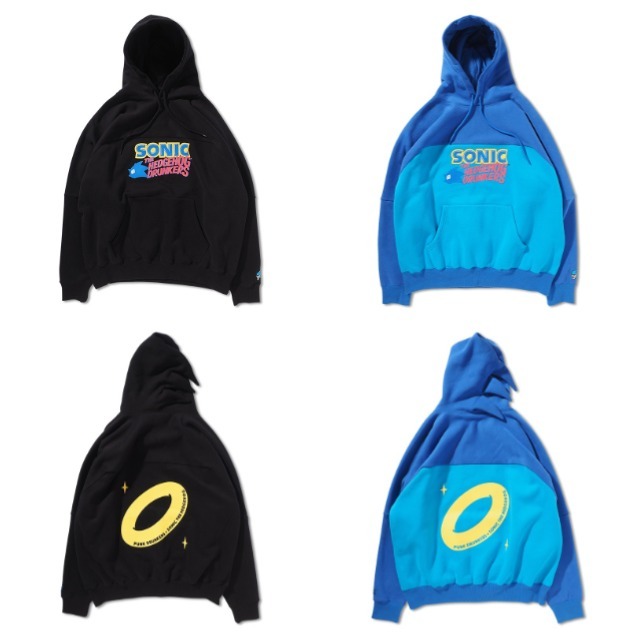 PUNK DRUNKERS パンクドランカーズ [PDSxSONIC]ソニックパーカ