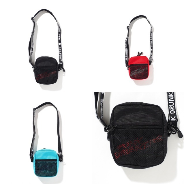 PUNK DRUNKERS パンクドランカーズ ギザロゴミニショルダーBAG