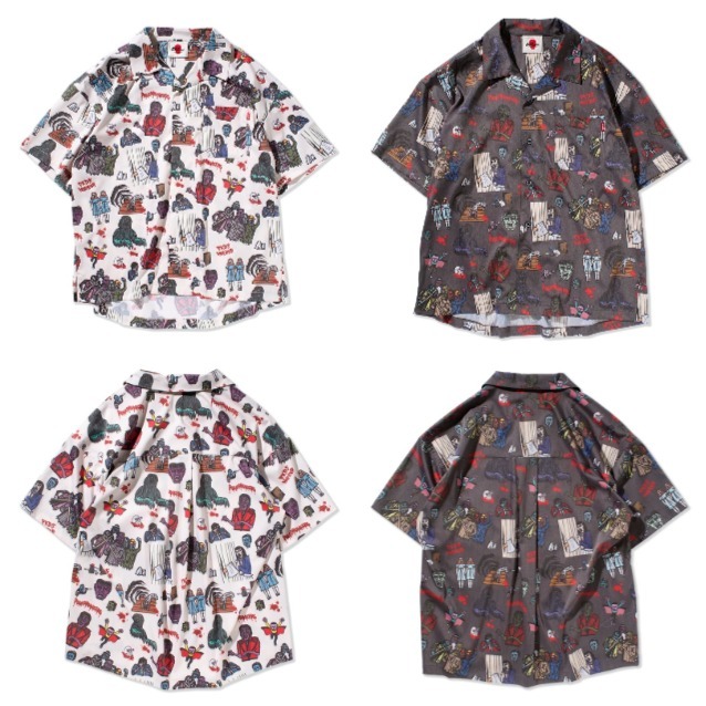 PUNK DRUNKERS パンクドランカーズ ホラーアロハシャツ