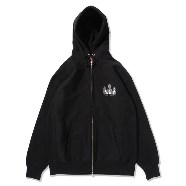 PUNK DRUNKERS パンクドランカーズ 抜き足差し足ZIPパーカ