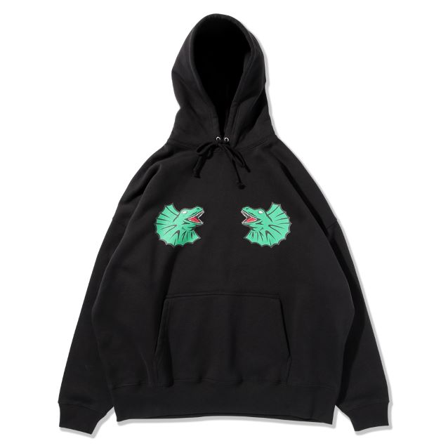 PUNK DRUNKERS パンクドランカーズ エリマキトカゲBIGパーカ