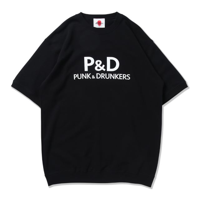 PUNK DRUNKERS パンクドランカーズ P&D半袖トレーナー