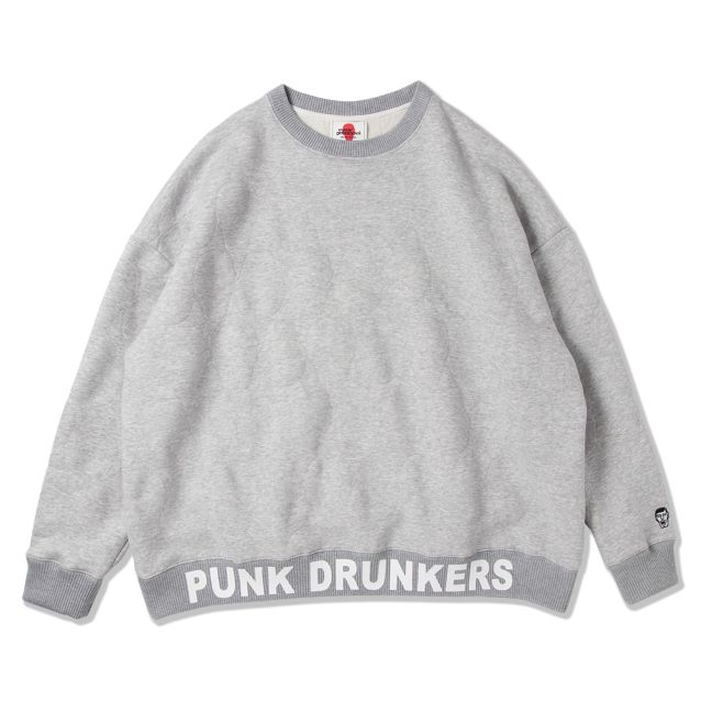 PUNK DRUNKERS パンクドランカーズ あいつキルティングトレーナー