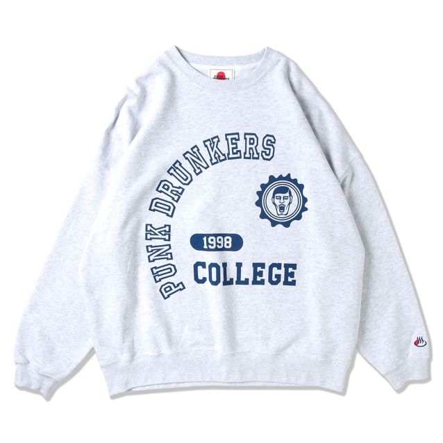 PUNK DRUNKERS パンクドランカーズ へんてこカレッジBIGトレーナー