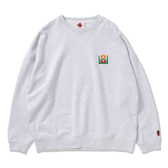 (予約)PUNK DRUNKERS パンクドランカーズ 8-NINE刺繍BIGトレーナー【26年3月】入荷予定