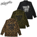 セール50%オフ　NINE MICROPHONES ナイン CAMOUFLAGE SHIRT Strum your mind 長袖シャツ