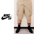 セール50%オフ　NIKE SB ナイキエスビー SB HAWTHORNE CARGO SHORT カーゴショーツ ベージュ