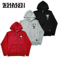 セール50%オフ　ZEPHYREN ゼファレン ZIP PARKA SKULL HEAD ジップパーカー