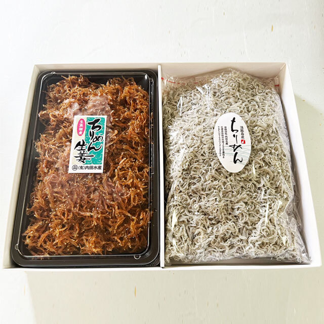 淡路島名産 海の幸（ちりめん・ちりめん生姜）