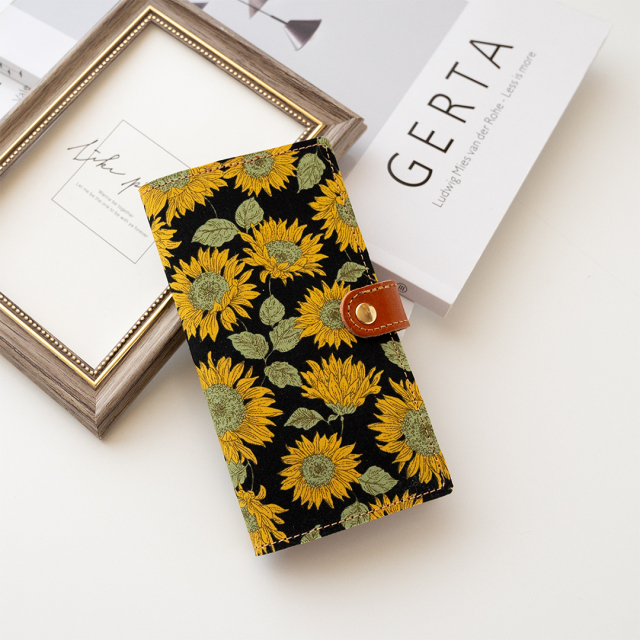 全機種対応 スマホケース 手帳型【 Sun flowers 】