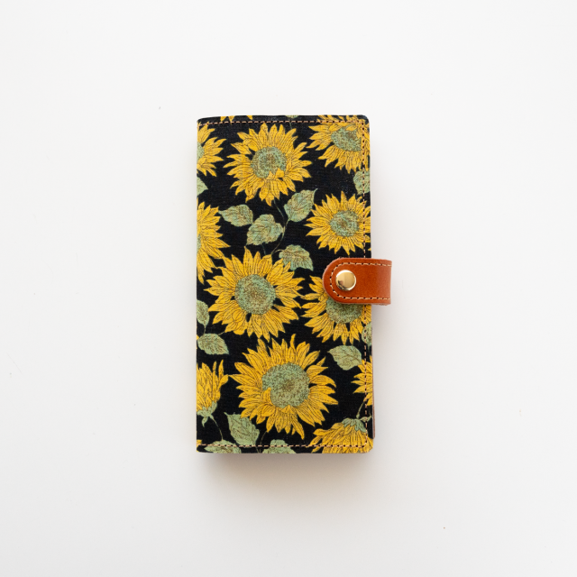 全機種対応 スマホケース 手帳型【 Sun flowers 】