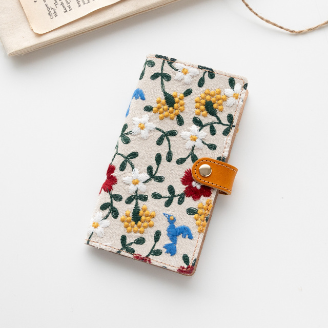 全機種対応 スマホケース 手帳型【 花と鳥 】