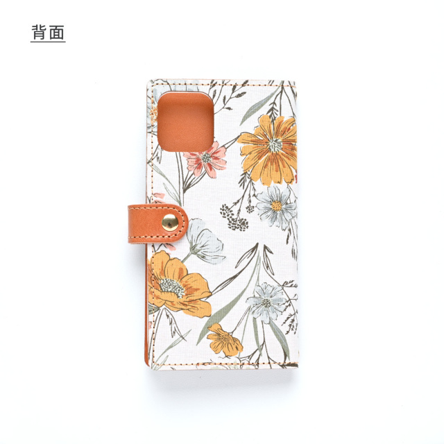 全機種対応 手帳型 ワイルドフラワー
