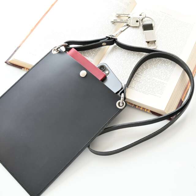 本革 イタリアンレザー 【 スクエアサコッシュ 】 革 レザー バッグ ショルダーバッグ ポシェット