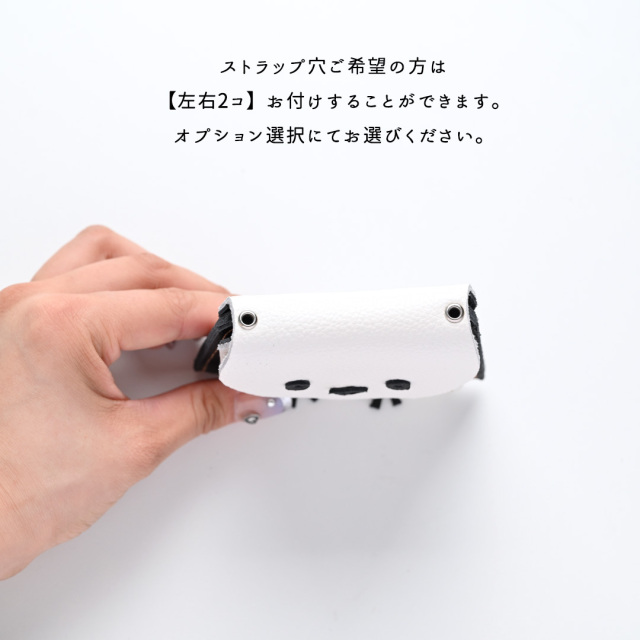 仕切り付き コインケース 【 親子 シマエナガ 】