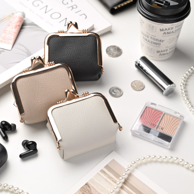 BOX型がま口ポーチ