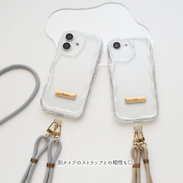 【 クリア ウェーブケース ネームプレート 名入れ 】 