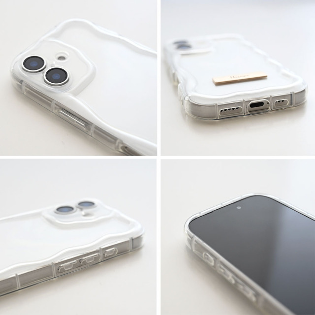 【 クリア ウェーブケース ネームプレート 名入れ 】 