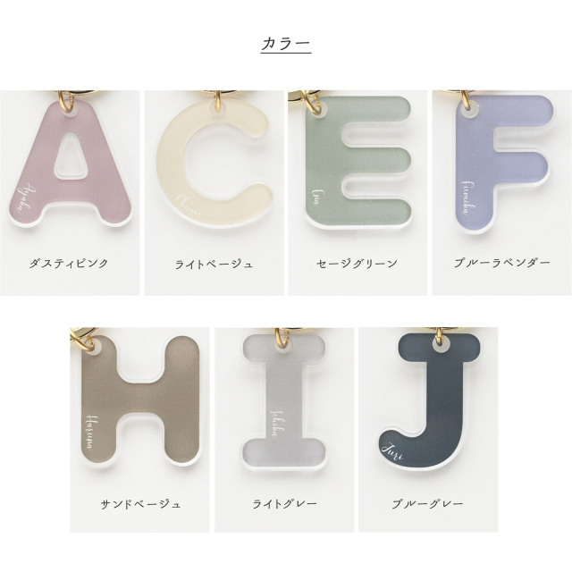 名入れ ができる イニシャルキーホルダー付き クリアケース 【 ハート ドット 】