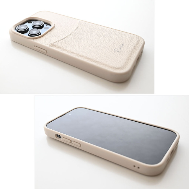 【 カードポケット 一体型 リアケース 名入れ 】