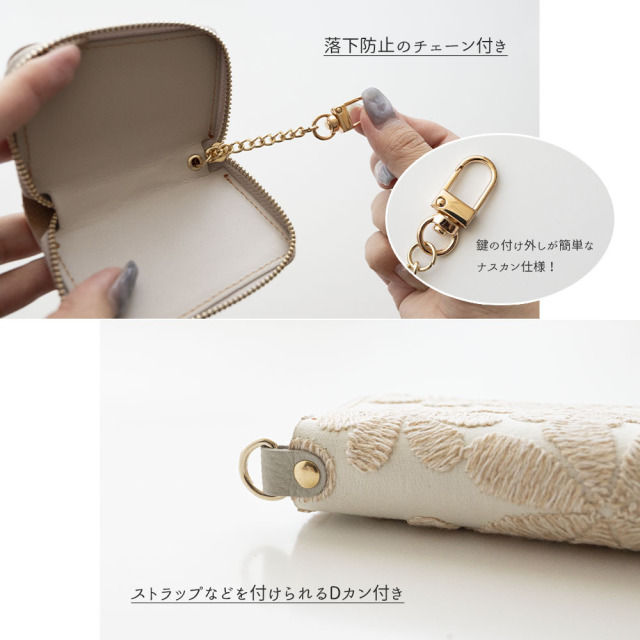 栃木レザー ピアス 【 風に舞う落ち葉 】