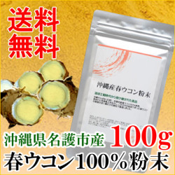 春ウコン粉末100g 沖縄県名護市産
