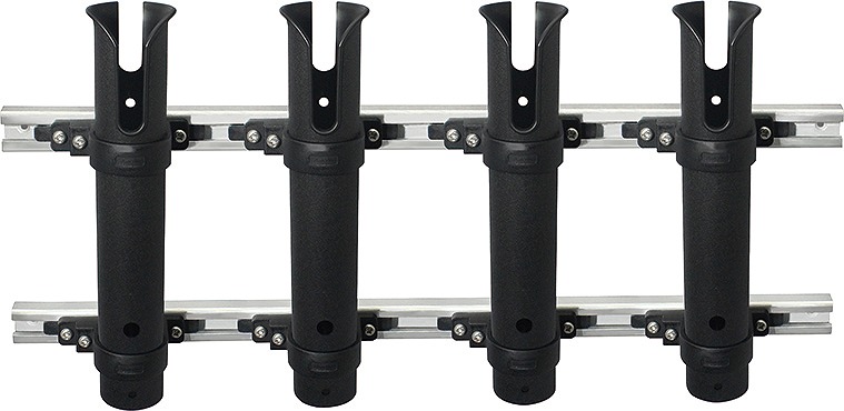 BMOジャパン／2連から 6連ロッドホルダー （可動式）　4連　　73471