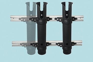 BMOジャパン／2連から 6連ロッドホルダー （可動式）　2連　　73469