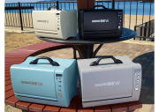 WAVEBOX AC ポータブル電子レンジ ポータブル電子レンジ WAVEBOX W ☆73976