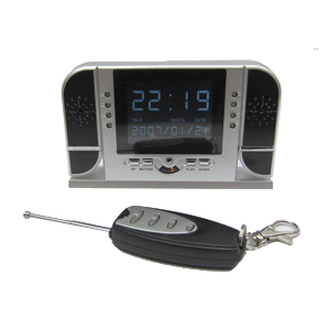 置時計型ビデオカメラ