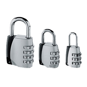【メール便可】番号式南京錠　ABUS 155-30　（可変式3桁タイプ）