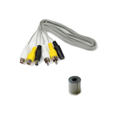 サッシやドアの隙間から配線　スキマケーブル1m（映像・音声・電源）　C-SK1