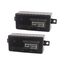 LANケーブルで給電できるPoEアダブター　PoE-12V III