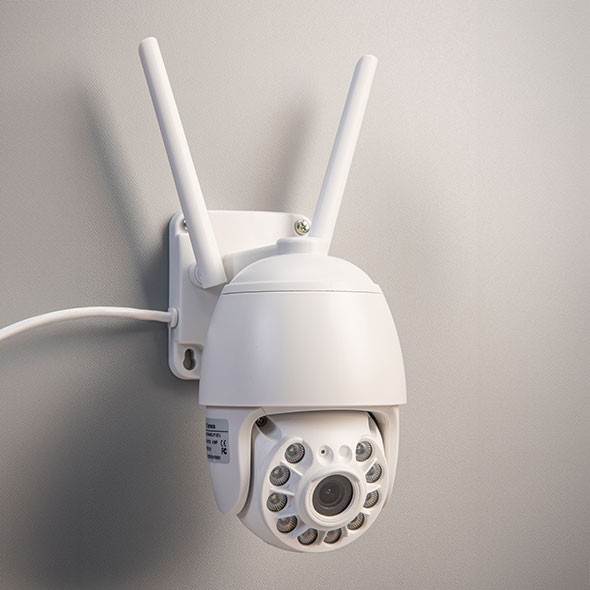 キャロットシステムズ　AT-702 400万画素　首振りパンチルトタイプ キャロットシステムズ Wi-Fi パンチルトカメラ 400万画素 AT-702