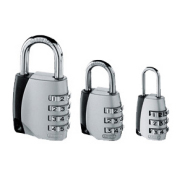 【メール便可】番号式南京錠　ABUS 155-20　（可変式3桁タイプ）