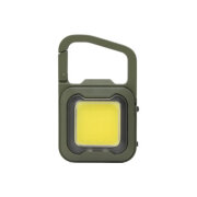 【メール便可】充電式スーパーフラッシュライト6W カーキ色　COB-WL008KH