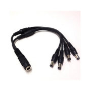 【メール便可】DC12V用電源4分配ケーブル DCJ-4DCP