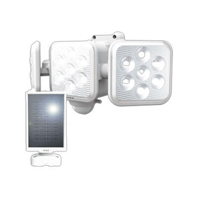 5W×3灯 フリーアーム式LEDソーラーセンサーライト S-330L