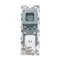 Pocketch（ポケッチ）コンセント用ケーブルホルダー　グレーie-130